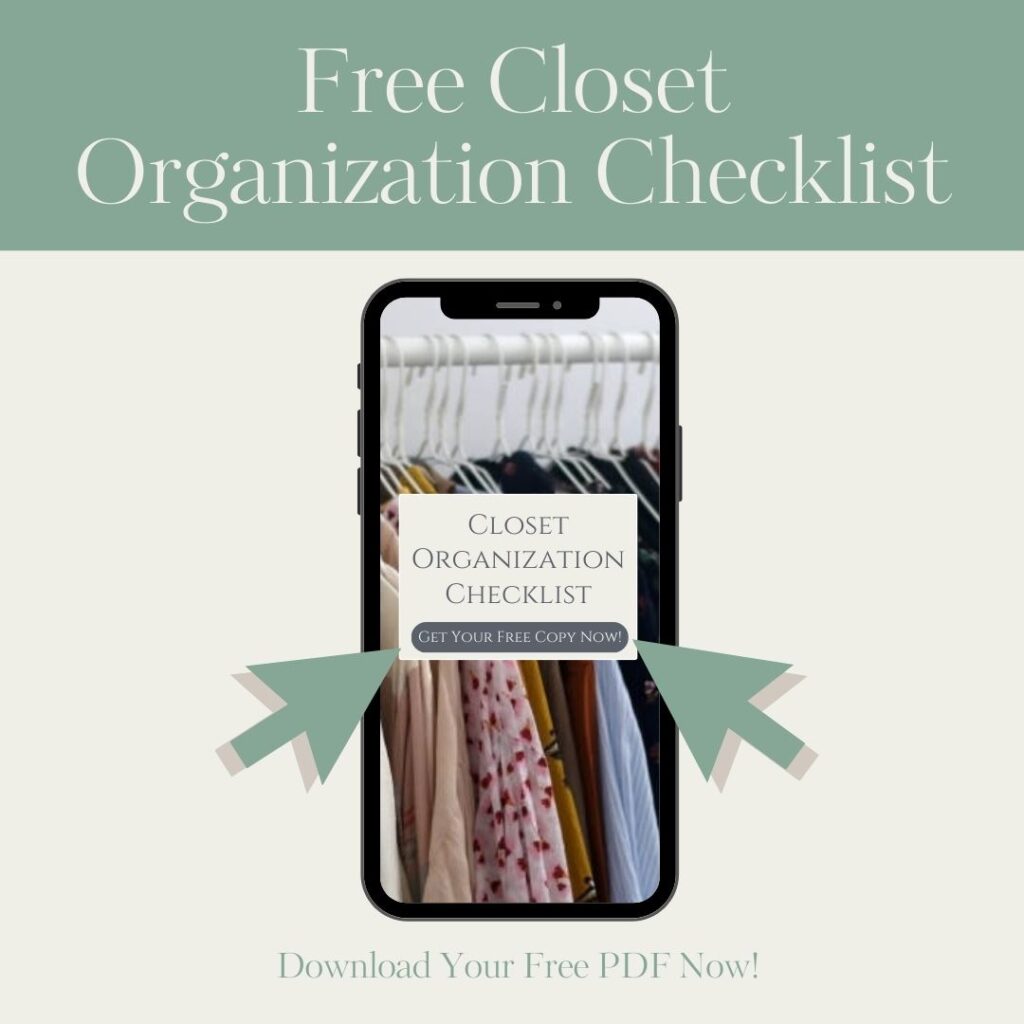 Free Closet Organization Checklist
