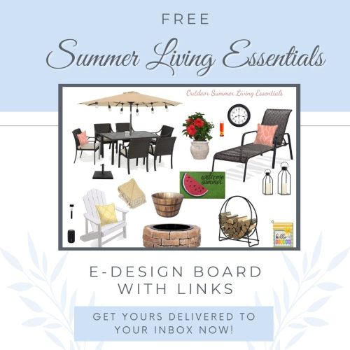 Outdoor Summer Living Essentials