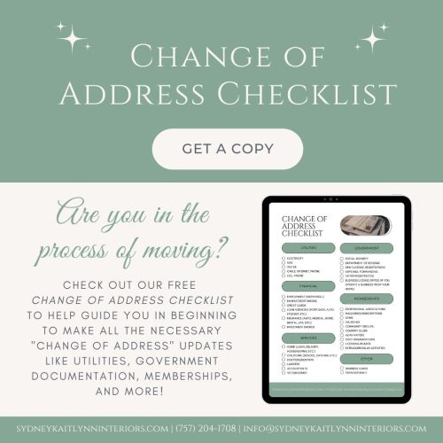 Change of Address Checklist