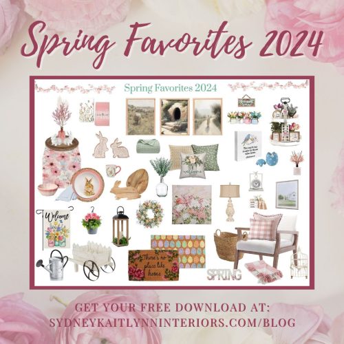 Spring Favorites Product Board 2024